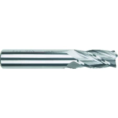 End Mill, Center Cutting Regular Length Single End, Series 5968T, 58 Cutter Dia, 312 Overall L